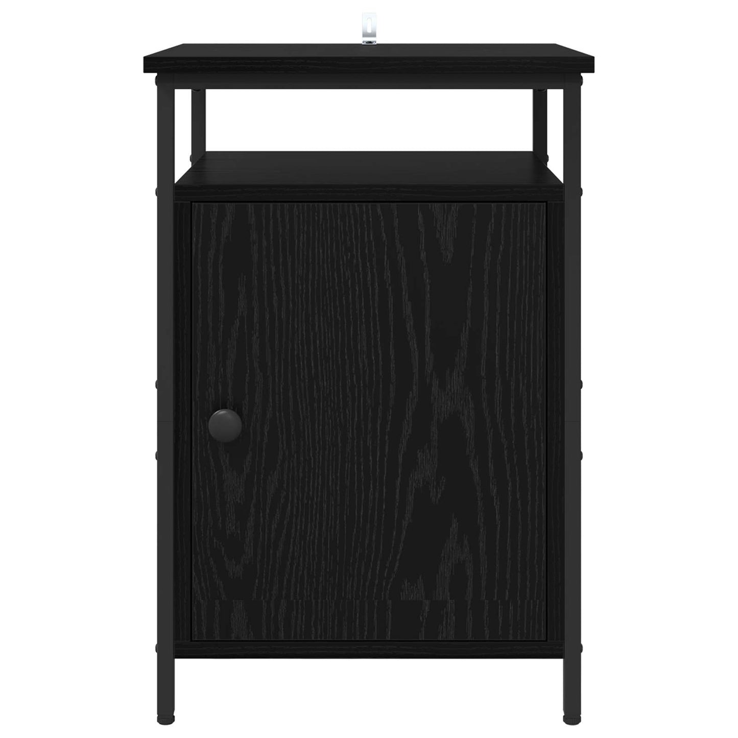 Natskab 2 pcs Sort eg 40 x 42 x 60cm Konstrueret træ
