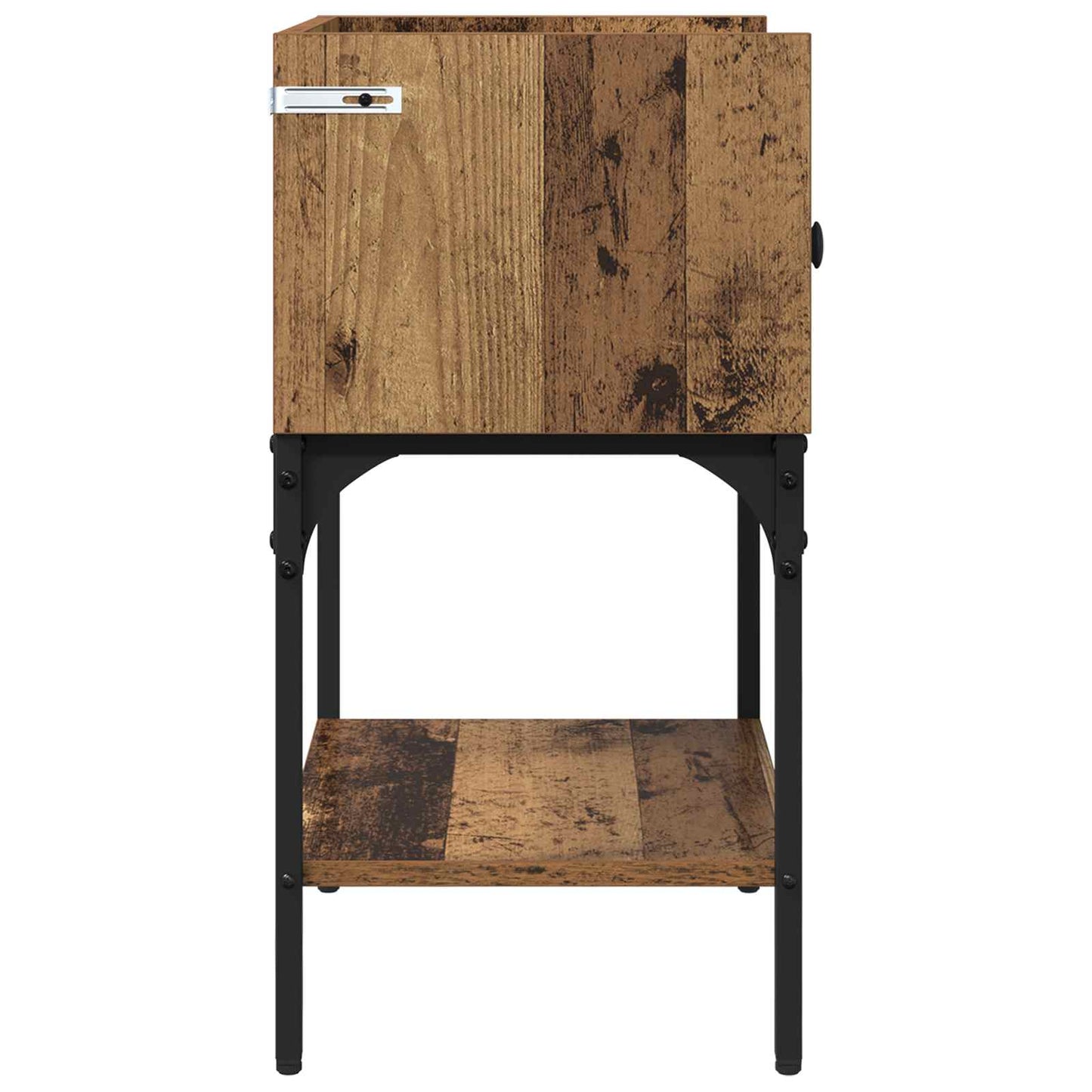 Sengebord 2 pcs Gammelt træ 40 x 29 x 60 cm Konstrueret træ