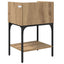 Sengebord 2 pcs Artisan Egetræ 40 x 29 x 60 cm Konstrueret træ
