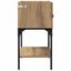 Sengebord 2 pcs Artisan Egetræ 40 x 29 x 60 cm Konstrueret træ