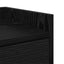 Sengebord 2 pcs Sort eg 40 x 29 x 60 cm Konstrueret træ