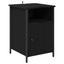 Natskab 2 pcs Sort eg 40 x 42 x 60 cm Konstrueret træ