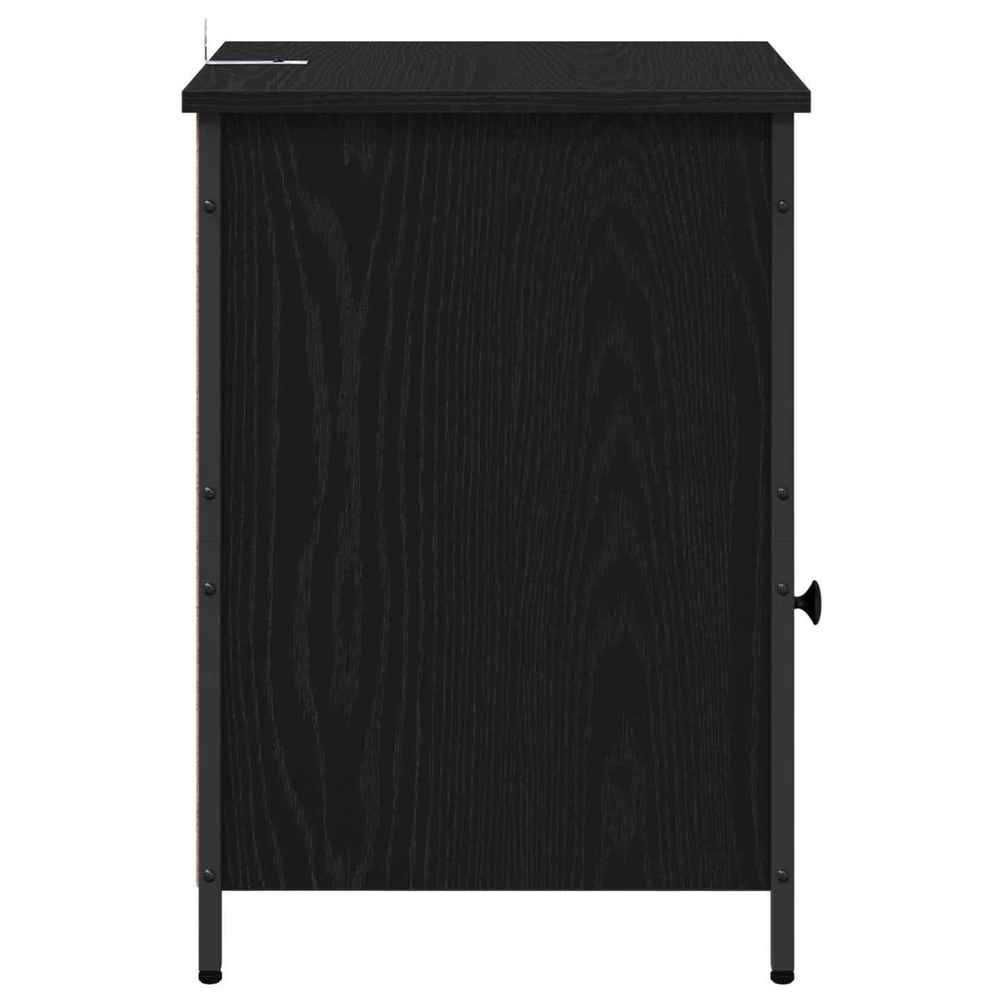 Natskab 2 pcs Sort eg 40 x 42 x 60 cm Konstrueret træ