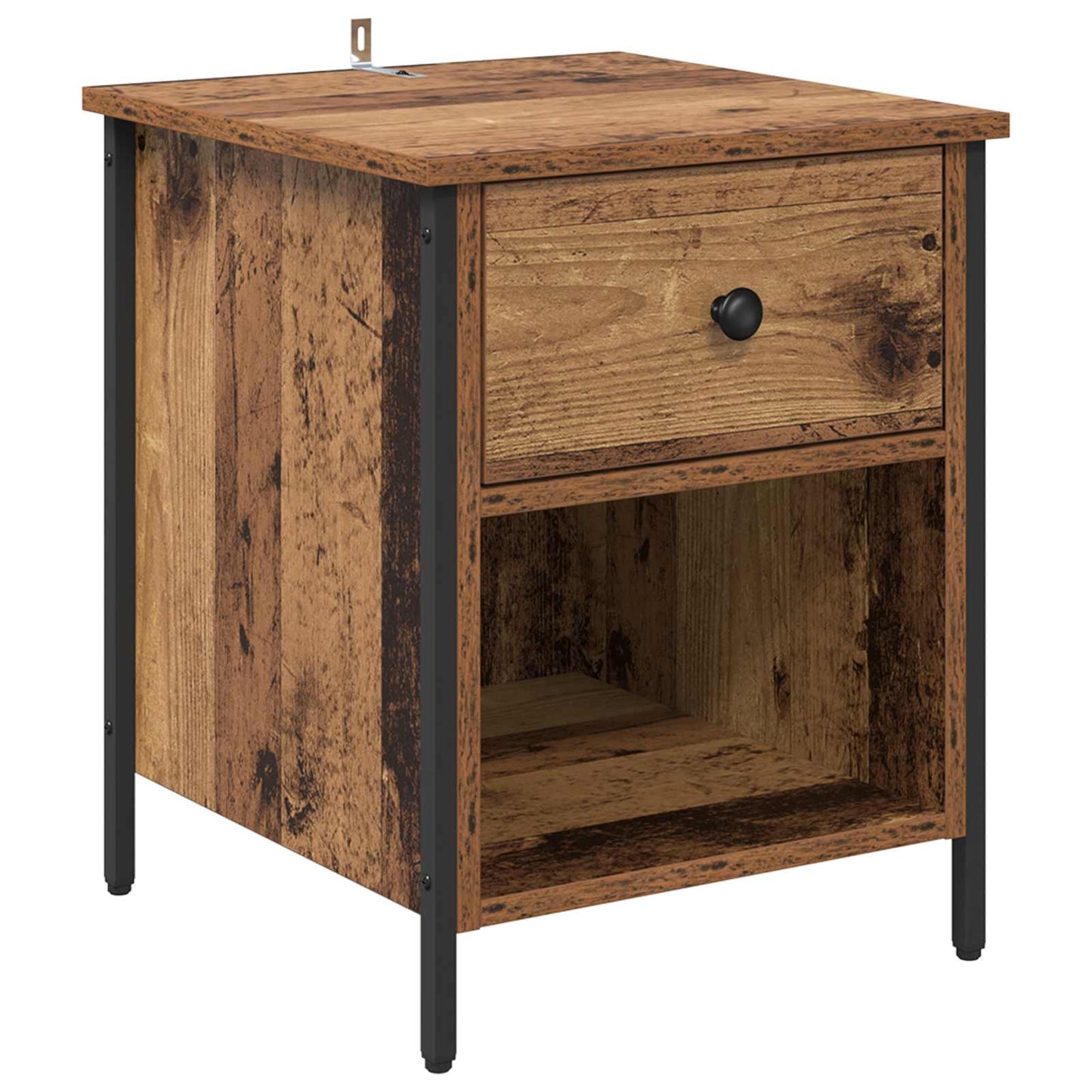 Natskab 2 pcs Gammelt træ 40 x 42 x 50 cm Konstrueret træ