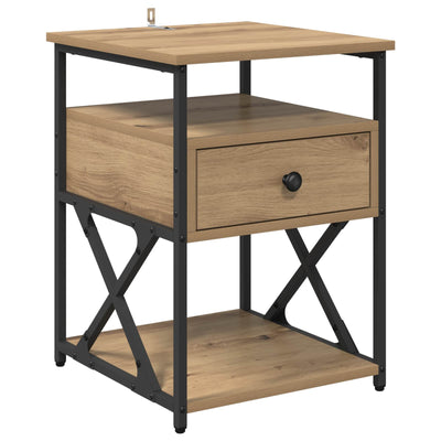 Natskab Artisan Egetræ 40 x 42 x 55 cm Konstrueret træ