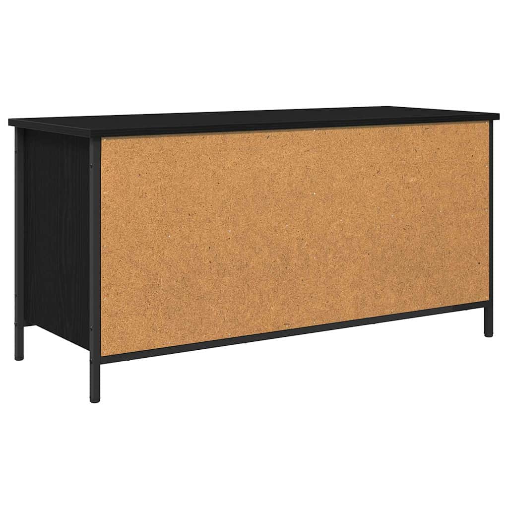 TV-skab Sort eg 100 x 40 x 50 cm Konstrueret træ