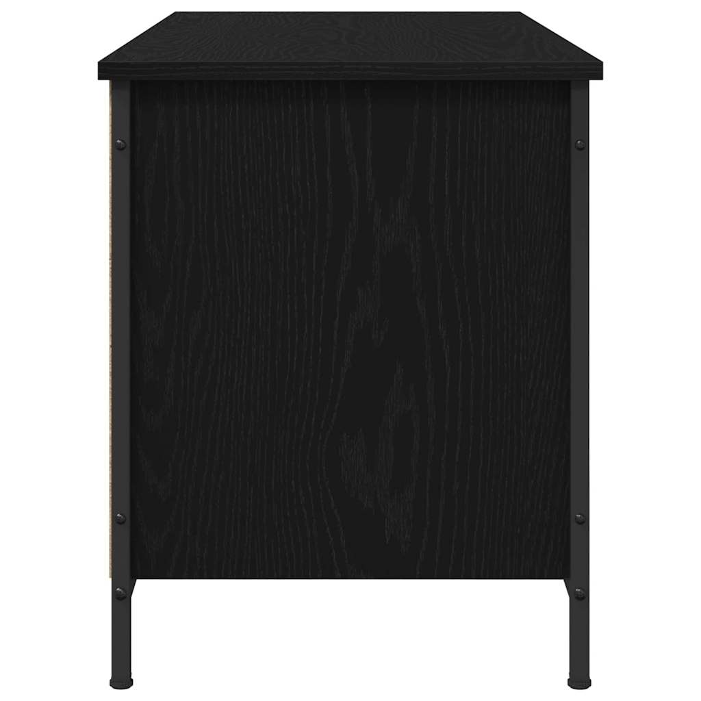 TV-skab Sort eg 100 x 40 x 50 cm Konstrueret træ