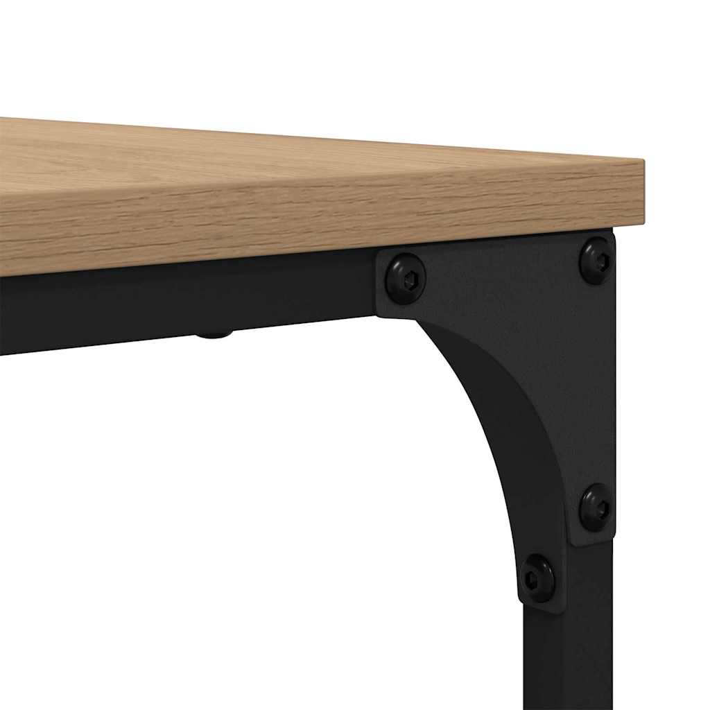 Sofabord 2 stk. Artisan Egetræ 80 x 80 x 35 cm Konstrueret træ