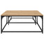 Sofabord 2 stk. Artisan Egetræ 80 x 80 x 35 cm Konstrueret træ