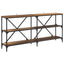 Konsolbord Gammelt træ 160 x 30 x 75 cm Konstrueret træ