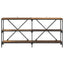 Konsolbord Gammelt træ 160 x 30 x 75 cm Konstrueret træ