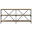 Konsolbord Artisan Egetræ 160 x 30 x 75 cm Konstrueret træ