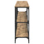 Konsolbord Artisan Egetræ 160 x 30 x 75 cm Konstrueret træ