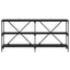 Konsolbord Sort eg 160 x 30 x 75 cm Konstrueret træ