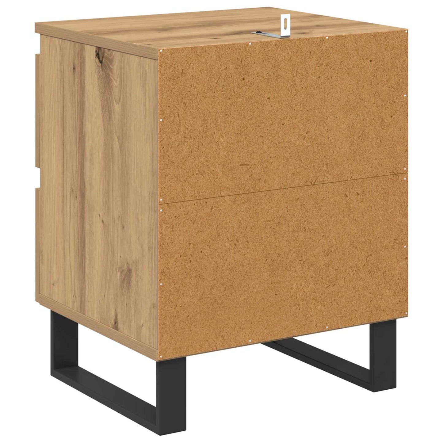 Natskab 2 pcs Artisan Egetræ 40 x 35 x 50 cm Konstrueret træ