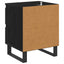 Natskab 2 pcs Sort eg 40 x 35 x 50 cm Konstrueret træ