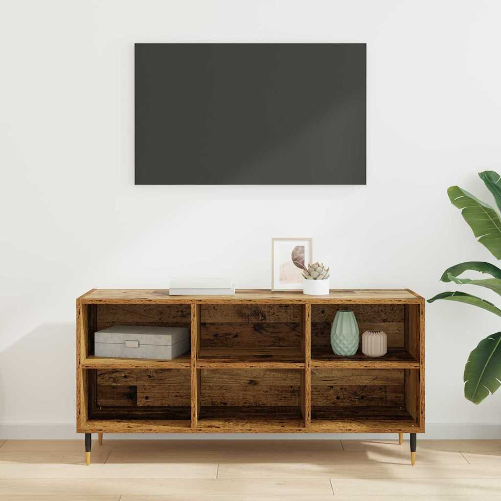TV-skab Gammelt træ 103,5 x 30 x 50 cm Konstrueret træ