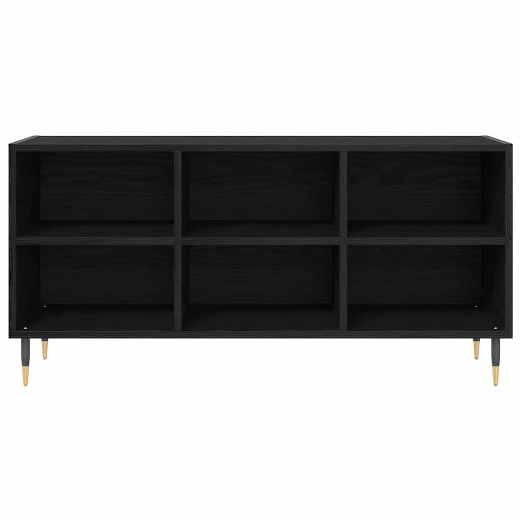 TV-skab Sort eg 103,5 x 30 x 50 cm Konstrueret træ