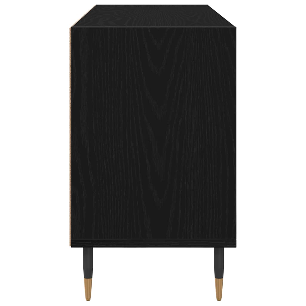 TV-skab Sort eg 103,5 x 30 x 50 cm Konstrueret træ