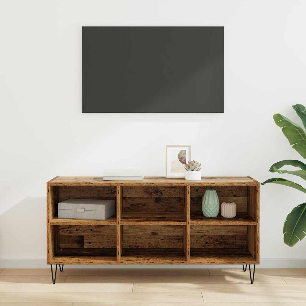 TV-skab Gammelt træ 103,5 x 30 x 50 cm Konstrueret træ