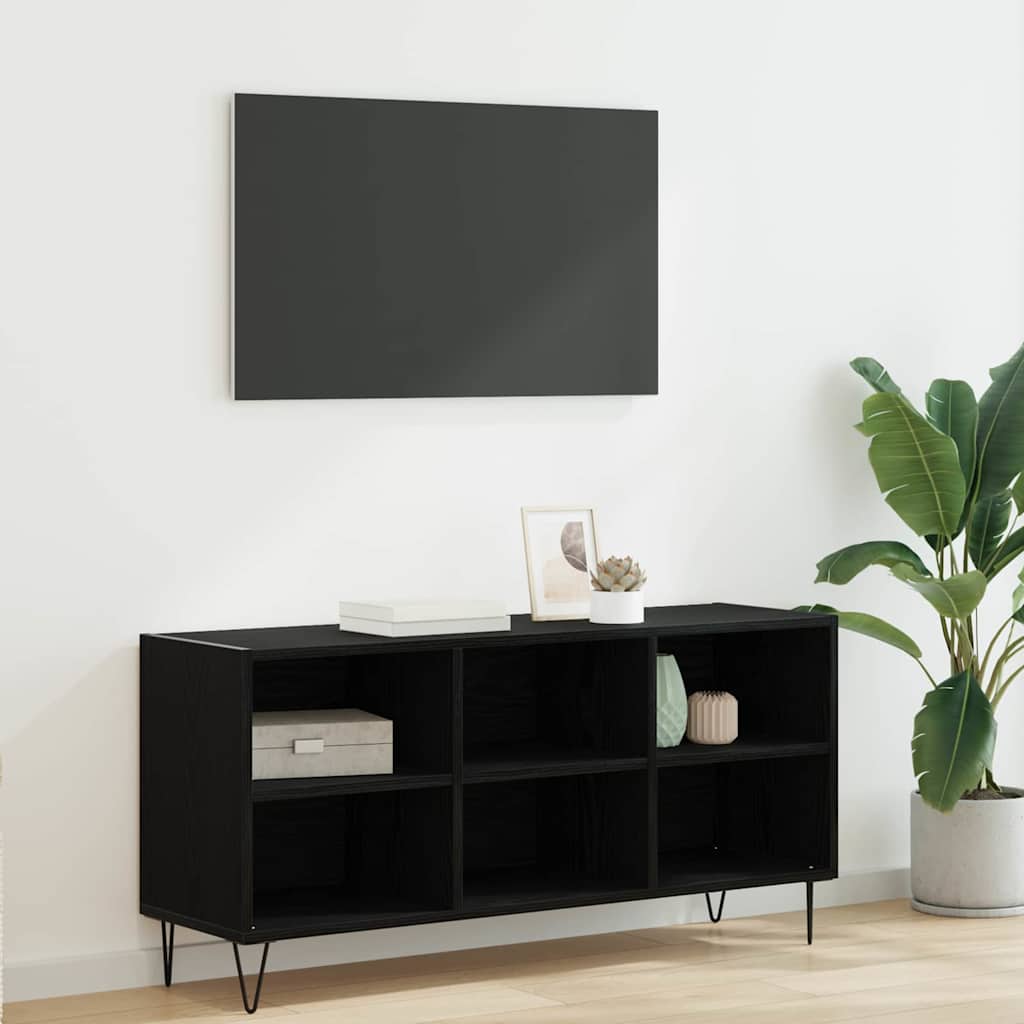 TV-skab 103,5 x 30 x 50 cm Sort eg Konstrueret træ