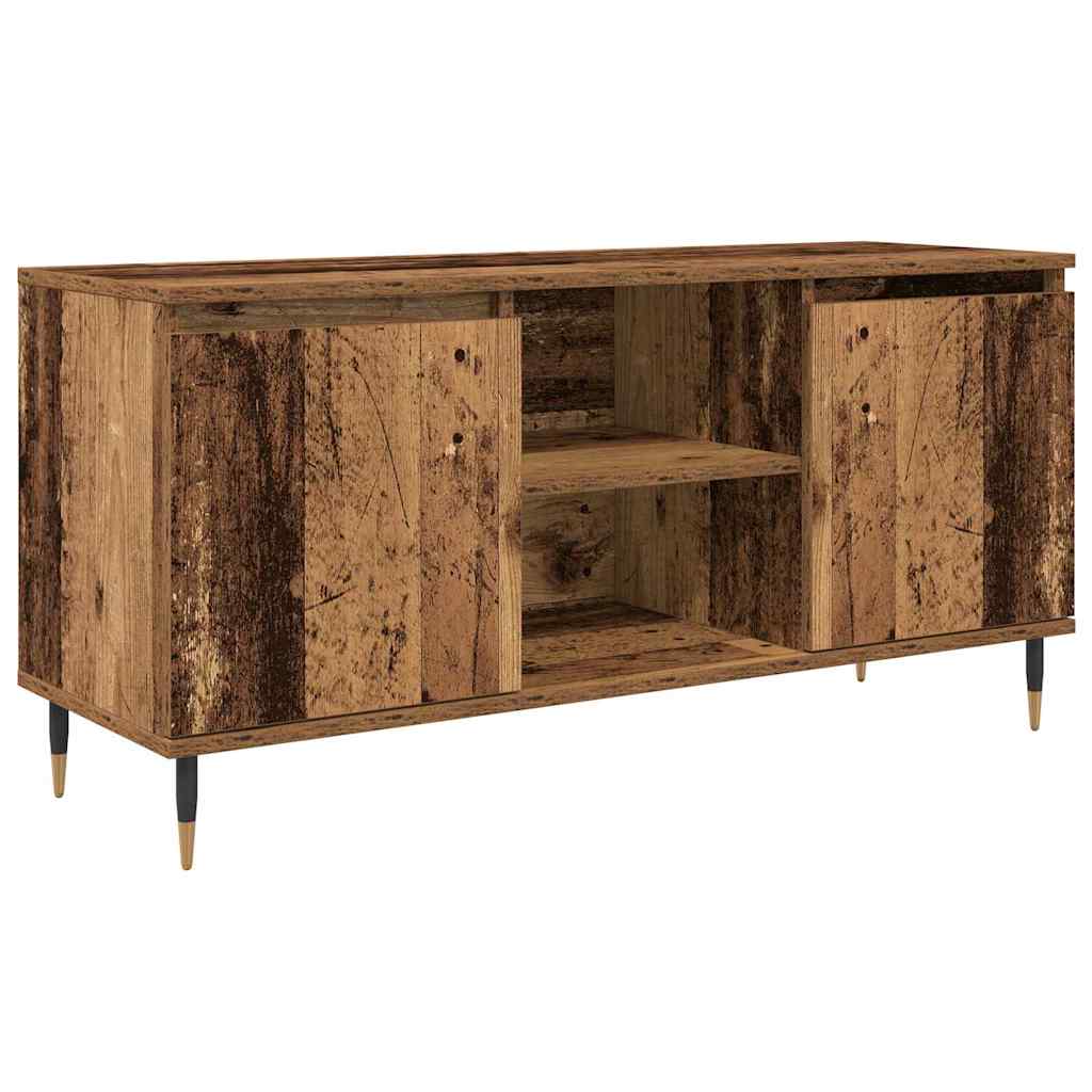 TV-skab Gammelt træ 104 x 35 x 50 cm Konstrueret træ