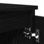 TV-skab Sort eg 104 x 35 x 50 cm Konstrueret træ