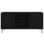 TV-skab Sort eg 104 x 35 x 50 cm Konstrueret træ