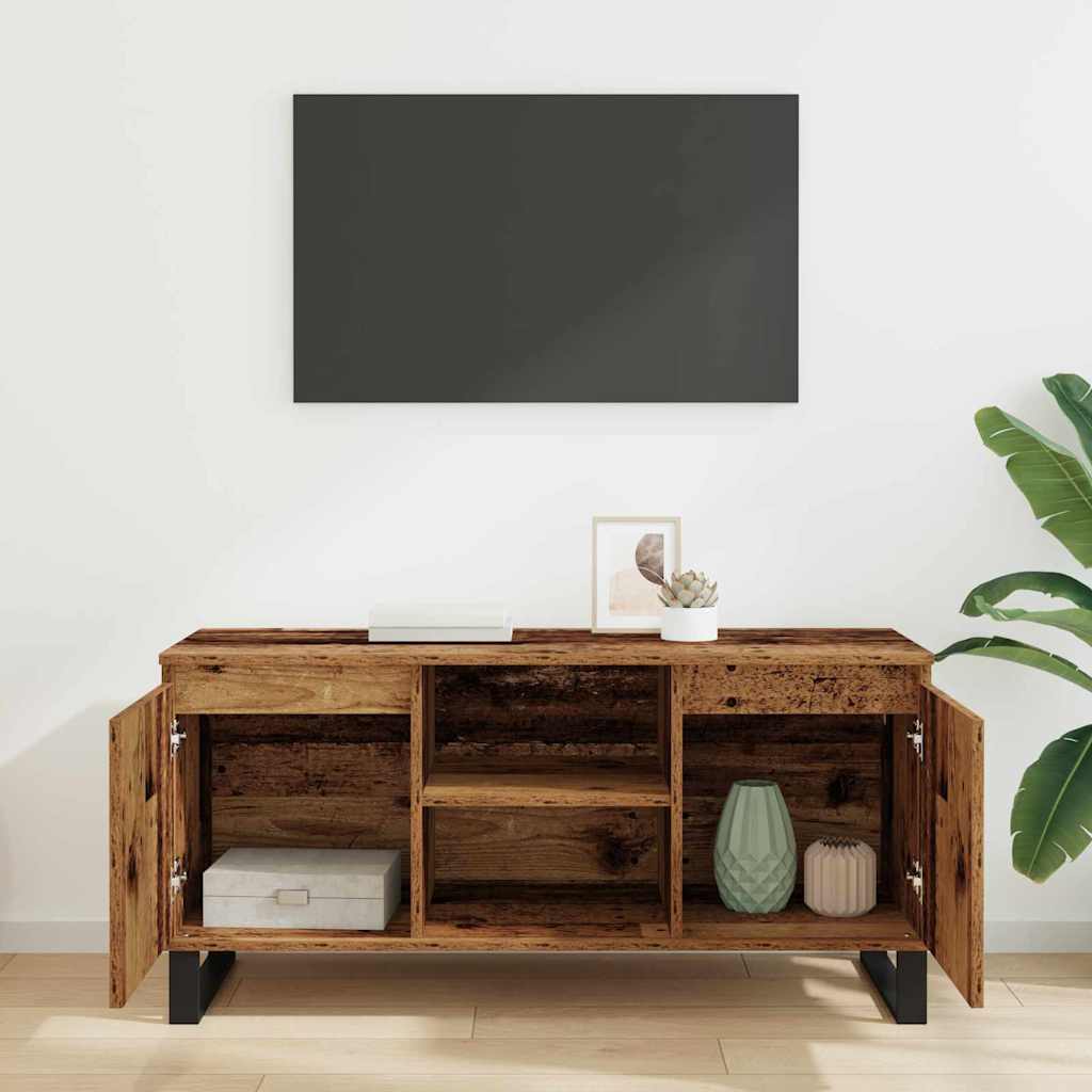 TV-skab Gammelt træ 104 x 35 x 50 cm Konstrueret træ