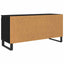 TV-skab Sort eg 104 x 35 x 50 cm Konstrueret træ