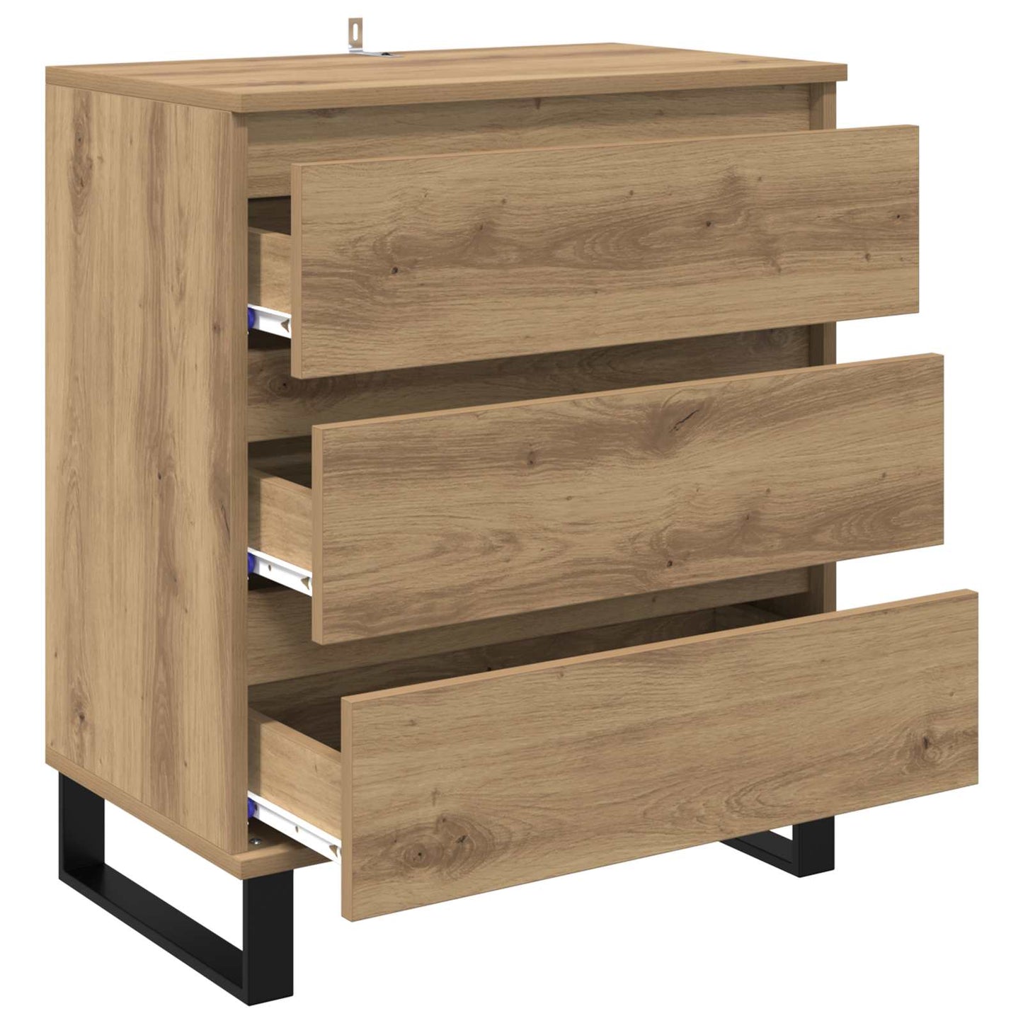 Sideboard Artisan Egetræ 60 x 35 x 70 cm Konstrueret træ
