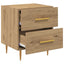 Natskab 2 pcs Artisan Egetræ 40 x 35 x 47,5 cm Konstrueret træ