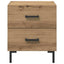 Natskab 2 pcs Artisan Egetræ 40 x 35 x 47,5 cm Konstrueret træ