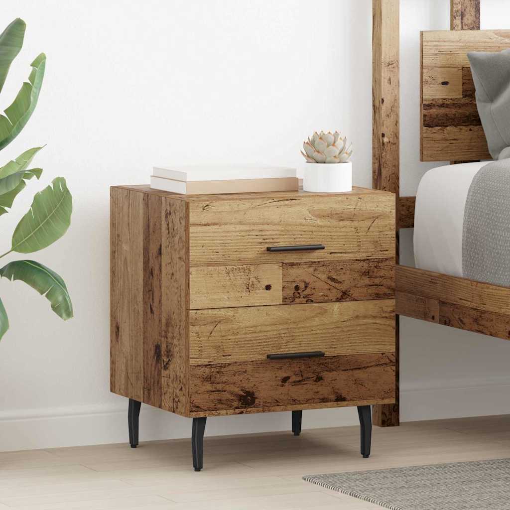 Natskab Gammelt træ 40 x 35 x 47,5 cm Konstrueret træ billede