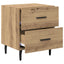 Natskab 2 pcs Artisan Egetræ 40 x 35 x 47,5 cm Konstrueret træ