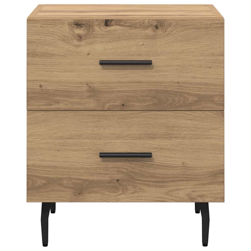 Natskab 2 pcs Artisan Egetræ 40 x 35 x 47,5 cm Konstrueret træ