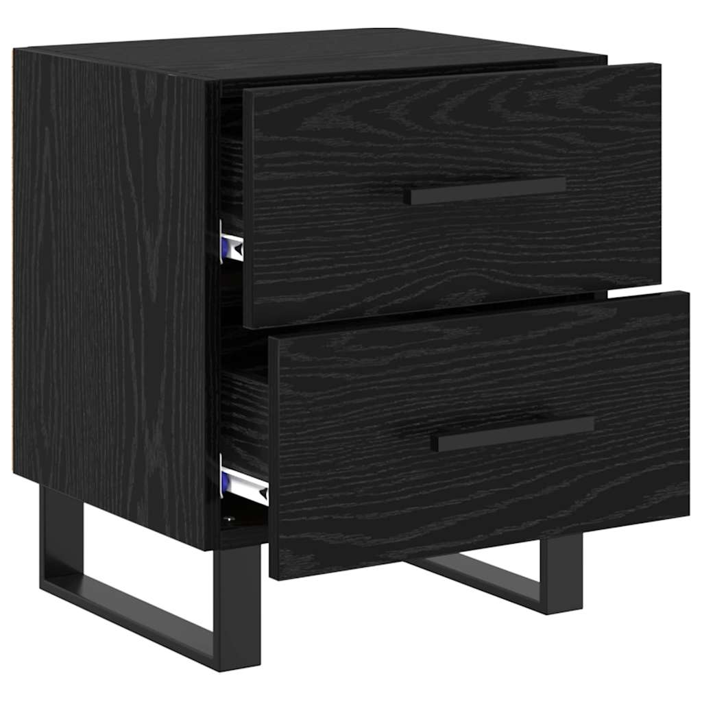 Natskab Sort eg 40 x 35 x 47,5 cm Konstrueret træ