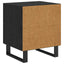 Natskab 2 pcs Sort eg 40 x 35 x 47,5 cm Konstrueret træ