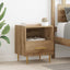 Sengebord 2 pcs Brun 40 x 35 x 47,5 cm Konstrueret træ