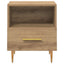 Sengebord 2 pcs Brun 40 x 35 x 47,5 cm Konstrueret træ