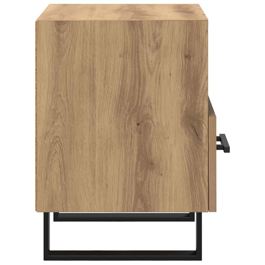 Natskab 2 pcs Artisan Egetræ 40 x 35 x 47,5 cm Konstrueret træ