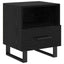 Natskab 2 pcs Sort eg 40 x 35 x 47,5 cm Konstrueret træ