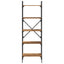 Bogreol 5 niveauer 56 x 32 x 174 cm Konstrueret træ Gammelt træ