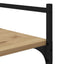Bogreol 5 niveauer 56 x 32 x 174 cm Konstrueret træ
