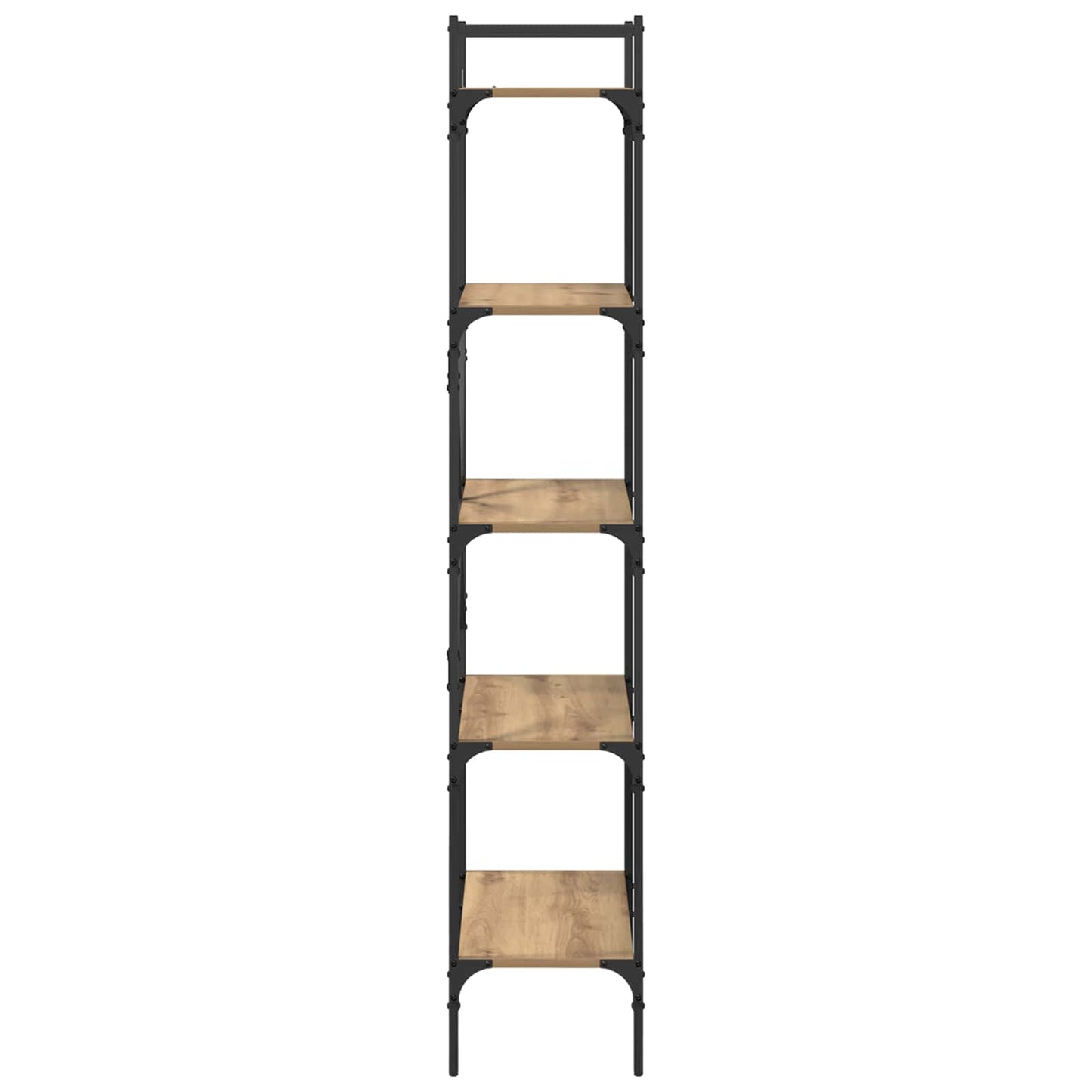 Bogreol 5 niveauer 56 x 32 x 174 cm Konstrueret træ