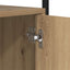 Bogreol 6 niveauer 76,5 x 30 x 154,5 cm Konstrueret træ