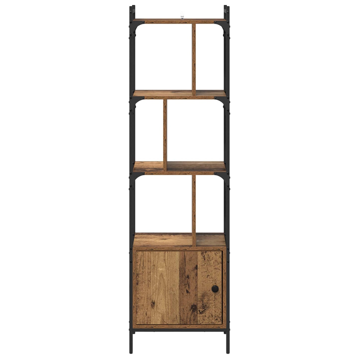 Bogreol Gammelt træ 44,5 x 30 x 154,5 cm Konstrueret træ
