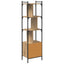 Bogreol 6 niveauer 44,5 x 30 x 154,5 cm Konstrueret træ