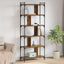 Bogreol 5 niveauer 76 x 32 x 192 cm Konstrueret træ Gammelt træ