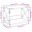 Printerstand Artisan Egetræ 44 x 26 x 31.5 cm Konstrueret træ